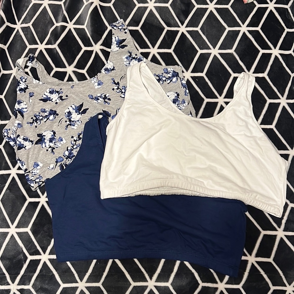 Fruit of the Loom sports bras 3 pack